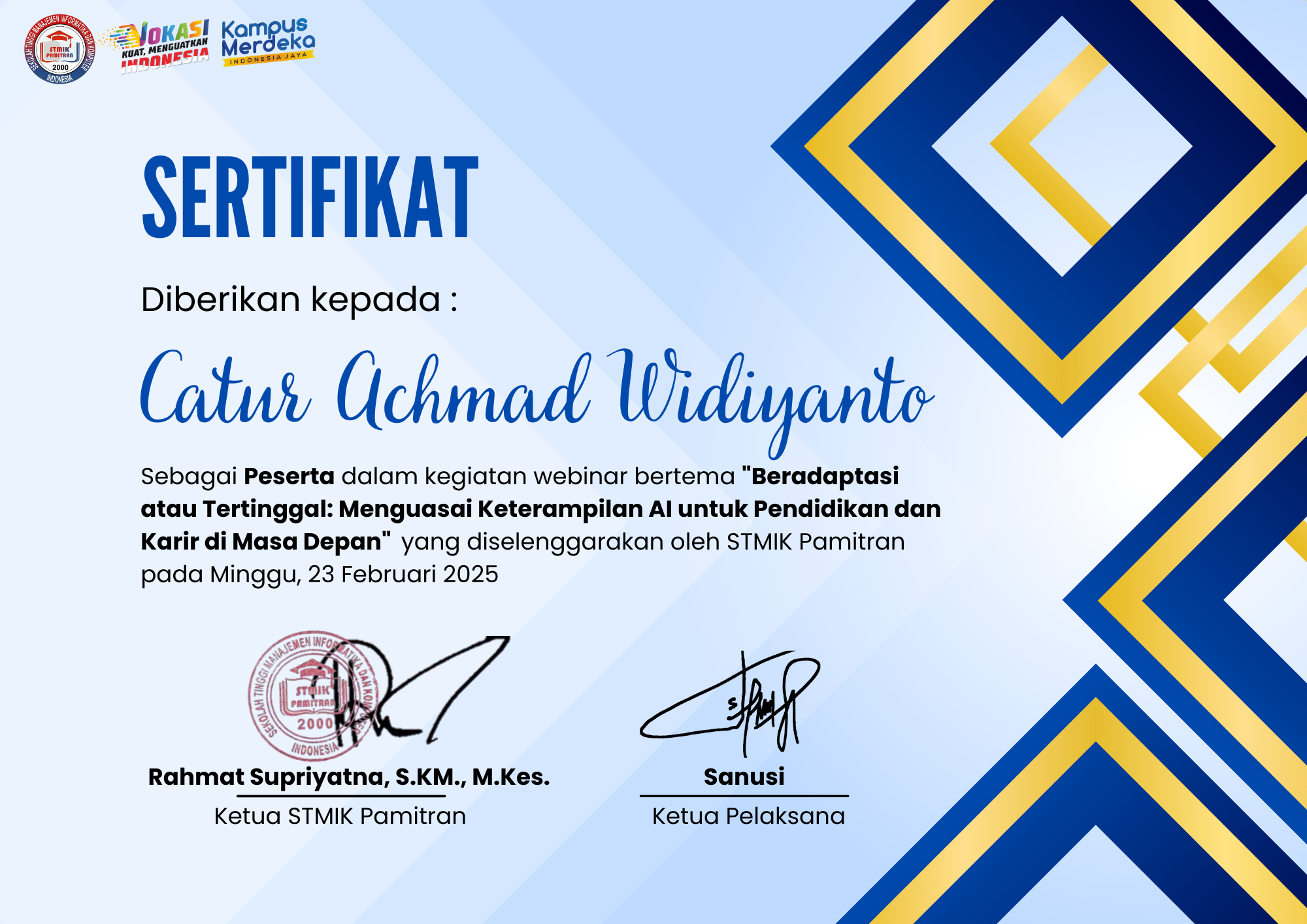 Sertifikat 3